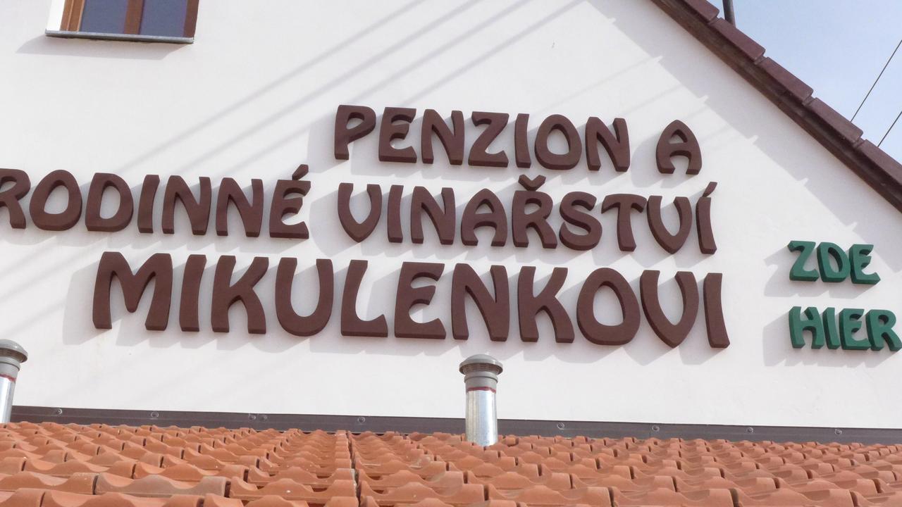 Rodinne Vinarstvi Mikulenkovi Velke Zernoseky Εξωτερικό φωτογραφία